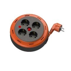 Bylıon 3X1.0 Mm 5 Metre Makaralı Uzatma Kablosu Phe-05310-F