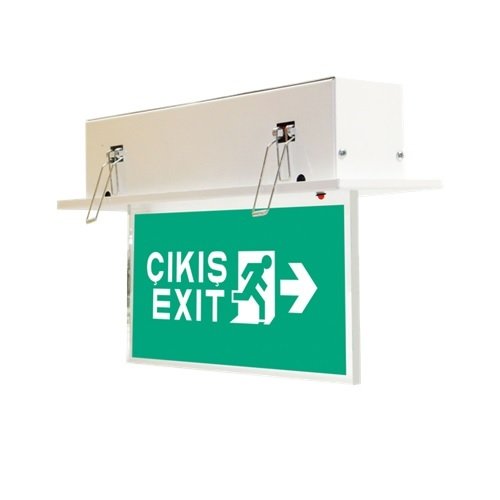 Arselıte Sıva Altı -Eko Acil Yönlendirme Armatürü Sa.Sürekli Yanan