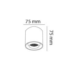 MOL6068 6 WATT SIVA ÜSTÜ SLİM MAGNET AYDINLATMA