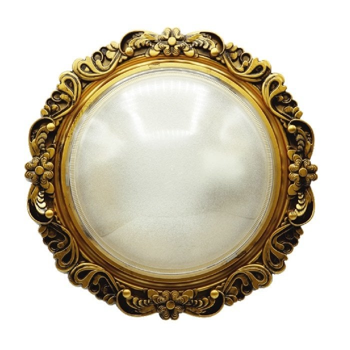 Alçı Tavan Görünümlü Armatür Eskitme Altın