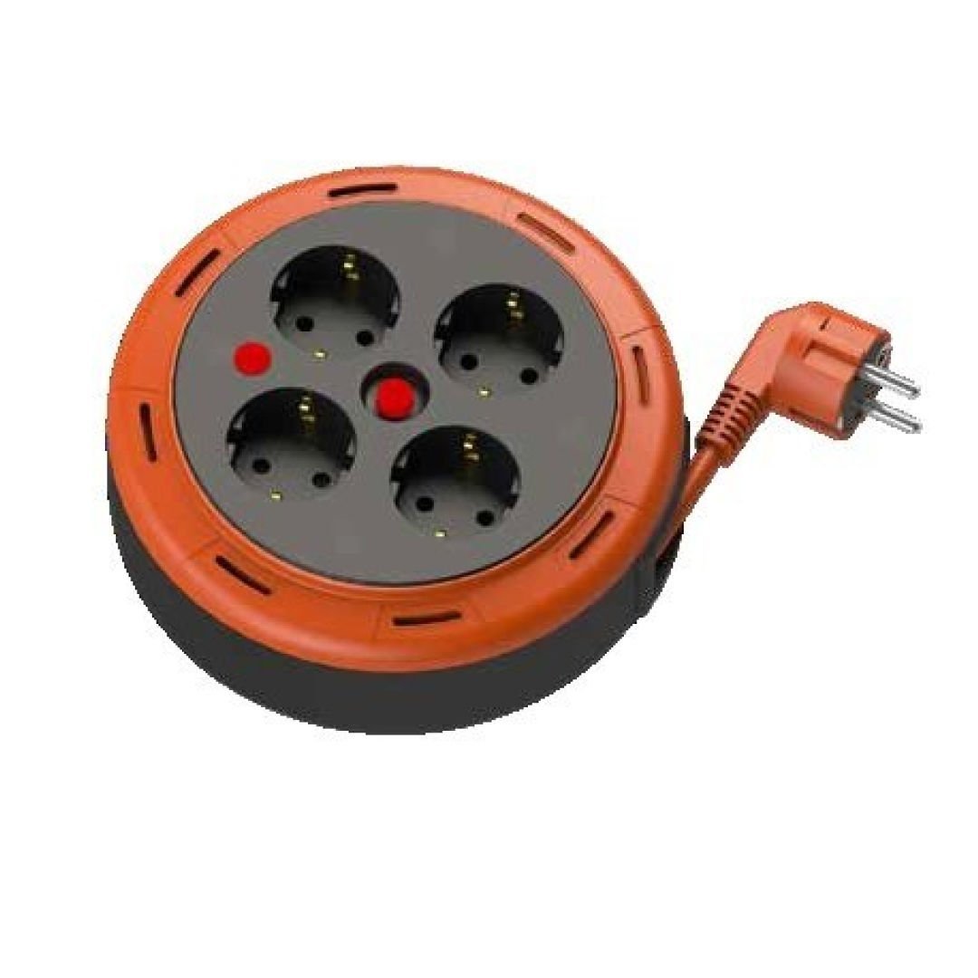 Bylıon Makaralı Uzatma Kablosu 5 M 3X1,0 Mm Ttr Kablo (Usb/C) Phe-05310-F Usb/C