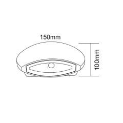 Ack Bahçe Ve Duvar Apliği 3000K Sarı Işık