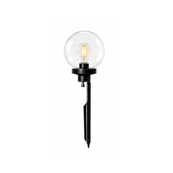 Şeffaf 20cm Akrilik Gloplu Kazıklı Çim Lambası IP44 E27