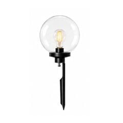 Şeffaf 30cm Akrilik Gloplu Kazıklı Çim Lambası IP44 E27