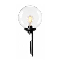 Şeffaf 40cm Akrilik Gloplu Kazıklı Çim Lambası IP44 E27