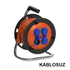 Bylıon 1/16A 220V 4 Adet Prizli 50 Metre Kapasiteli Plastik Boş Makara Pmı-10000-4F