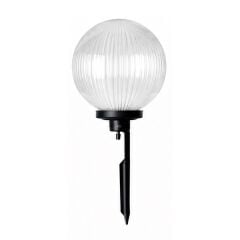 Prizmatik 40cm Akrilik Gloplu Kazıklı Çim Lambası IP44 E27