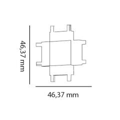 MOL6047 SLİM MAGNET SIVA ÜSTÜ ARTI BAĞLANTI APARATI