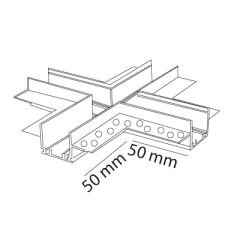 MOL6089 SLİM MAGNET TRİMLESS ARTI BAĞLANTI KASASI