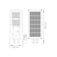 Ack Led Sokak Armatürleri 120W 6500K