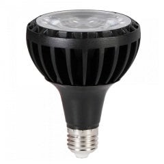Ycl 25W Par30 Led Ampul E27 Siyah Kasa Siyah