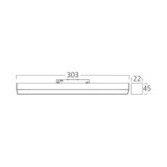 Braytron LNR300 Magnet Linear Armatür30CM 10W 48VDC 3CCT