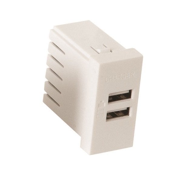 Alm 45X22,5 İkili Usb Şarj Prizi