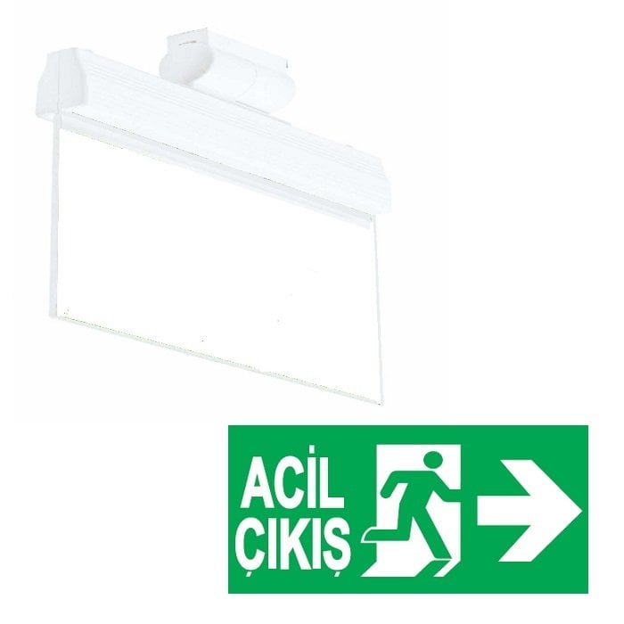 Ferled 8W Sıva Üstü Acil Aydınlatma Armatürü