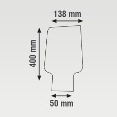 K2 50W 5000 Lümen Ip65 Lensli Ledli Sokak Armatürü 6500K Beyaz Işık