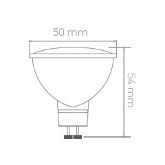 Ack 5W 220-240V Gu10 Yeşil Smd Led Ampul Reflektörlü