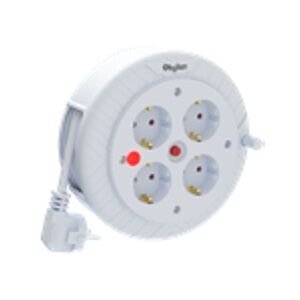 Bylion Makaralı Uzatma Kablosu 5 m 3X1,0 mm TTR Beyaz Kablo