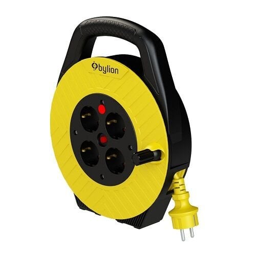 Bylion Plastik Makara 10 m 3X1,5 mm TTR Sarı Kablo