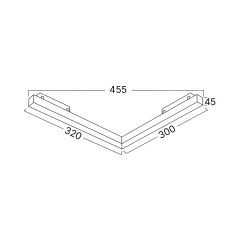 Braytron LNR300C Magnet Linear L Köşe 20W 48V 3CCT