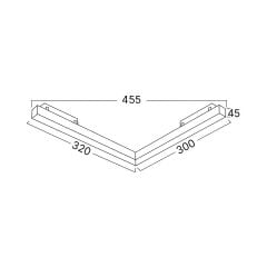 Braytron LNR300C Magnet Linear L Köşe 20W 48V 3CCT