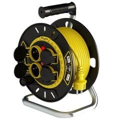 Bylion Plastik Makara 25 m 3X1,5 mm TTR Sarı Kablo Kapaklı