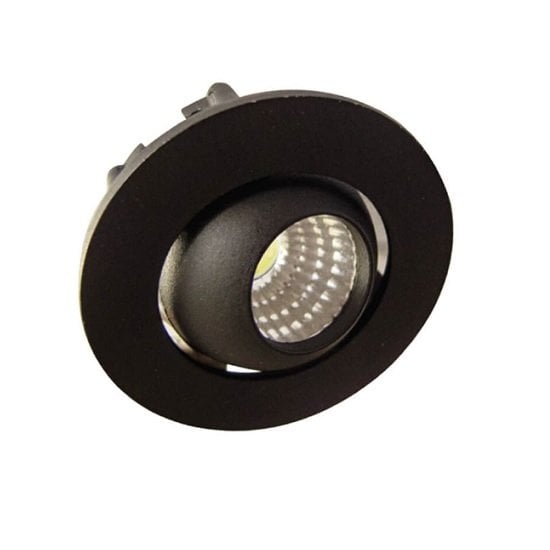 Ack 3W Sıyah 6500K Sıva Altı Led Spotlıght