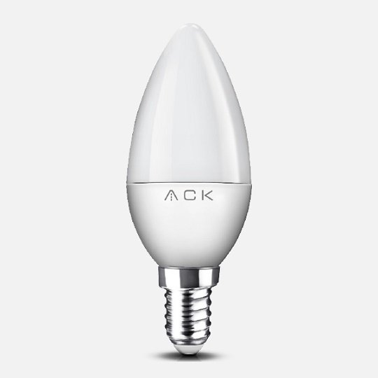 Ack 7W 220-240V E14 6500K Mum Led Ampul