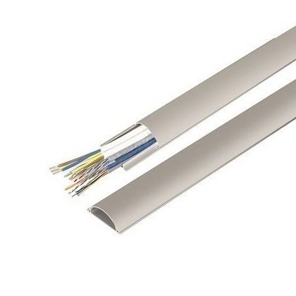 Alm 50X16 Y.Bantlı Alüminyum Balık Sırtı Kablo Kanalı