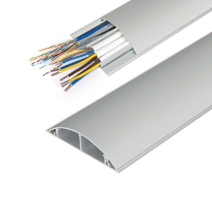 Alm 90X20 Alüminyum Balık Sırtı Kablo Kanalı