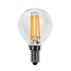 Ecolıte Led Vıntage G45 E14 4W Ampul 220V Şeffaf Cam 2700K Sarı Işık