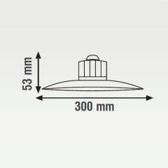 K2 100W 10000 Lümen Ip20 Ledli Pendante Armatür 6500K Beyaz Işık
