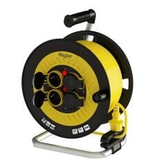 Bylion Plastik Makara 25 m 3X1,5 mm TTR Kablo Kapaklı