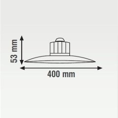 K2 200W 18000 Lümen Ip20 Ledli Pendante Armatür 6500K Beyaz Işık