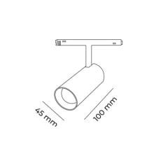 MOL6031-TUYA DALİ TUYA 10 WATT FOCUS SERİSİ MAGNET RAY SPOT