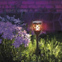 Sylvanıa Solar Bahçe Kazıklı/Taşınabılır Led Armatür Siyah (1500K-78Lm) 2W