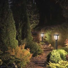 Sylvanıa Sensörlü Solar Led Bahçe Armatürü Siyah (4000K-345Lm) 4,5W