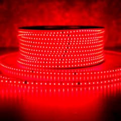 ACK AC 220V 10W/MT KIRMIZI 1000LM/1MT  (100MT) 120 LED ŞERİT