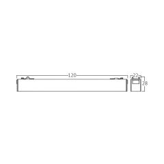 Braytron LNS110 Magnet Wallwasher Sabit 11CM 6W 48V 3CCT
