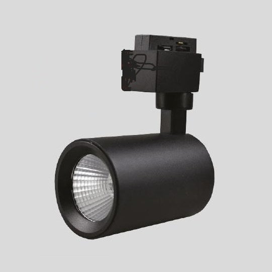 Ack 10W Cob Led Ray Armatür Siyah Kasa 6500K