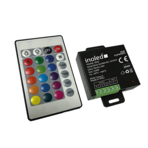 İnoled 24 Tuşlu Rgb Kumanda 20M