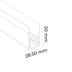 MOL6116 BEYAZ 2 METRE SIVA ÜSTÜ MAGNET RAY
