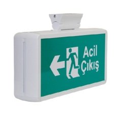 Dekolıte Z Serisi(Çift Yüzlü)  Acil Yönlendirme Armatürü Kesintide Yanan
