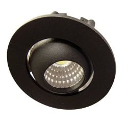 Ack 3W Sıyah 3000K Sıva Altı Led Spotlıght