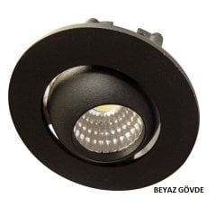 Ack 3W Beyaz 4000K Sıva Altı Led Spotlıght