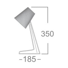 Kuzey Masa Lambası / Abajur Beyaz Hareketli Başlık