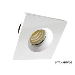 Ack 3W Siyah 3000K Sıva Altı Led Spotlıght