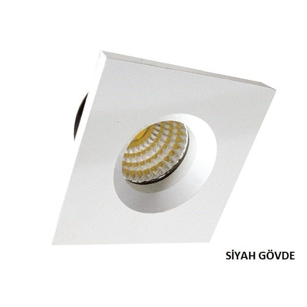 Ack 3W Siyah 4000K Sıva Altı Led Spotlıght