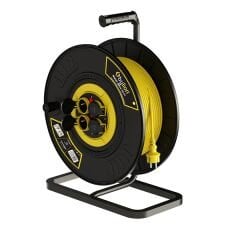 Bylion Plastik Makara 100 m 3X2,5 mm Sarı Kablo Kapaklı