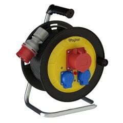 Bylion 25M 5X1,5 mm Kablolu Plastik Makara
